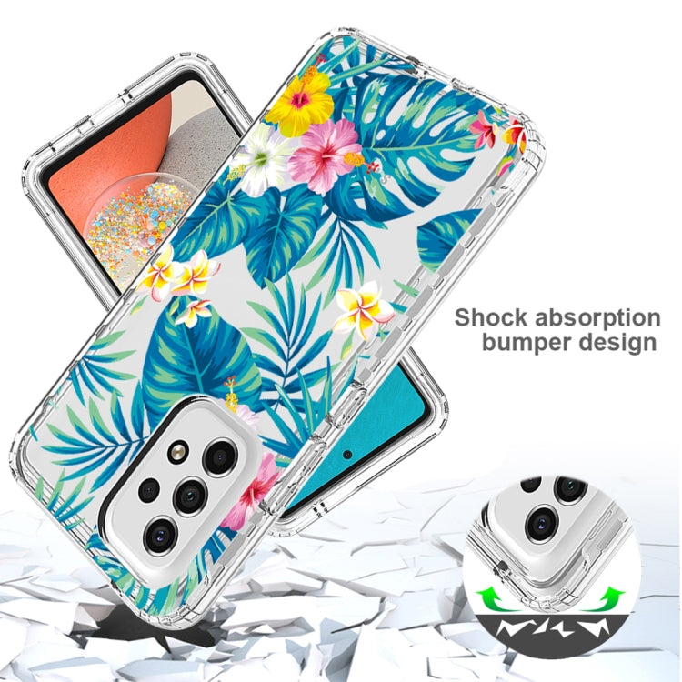 For Samsung Galaxy A53 Transparent Painted Phone Case