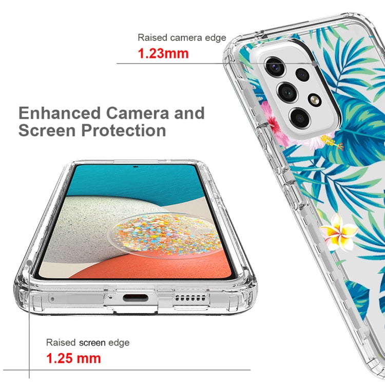 For Samsung Galaxy A53 Transparent Painted Phone Case