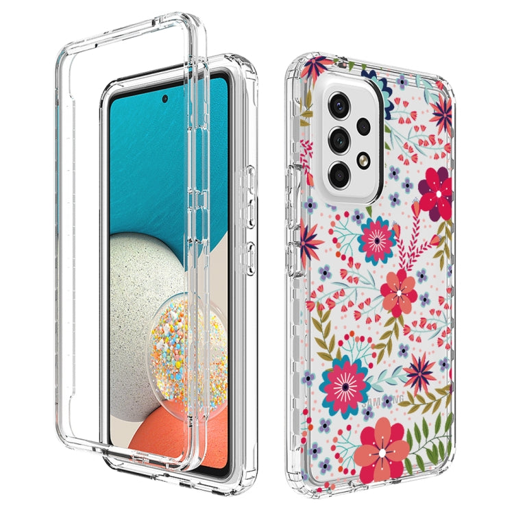 For Samsung Galaxy A53 Transparent Painted Phone Case
