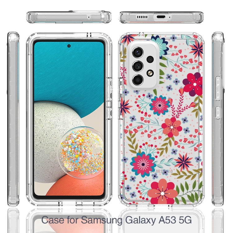 For Samsung Galaxy A53 Transparent Painted Phone Case