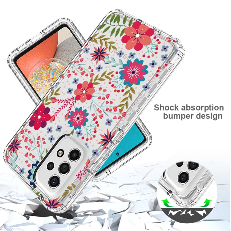 For Samsung Galaxy A53 Transparent Painted Phone Case