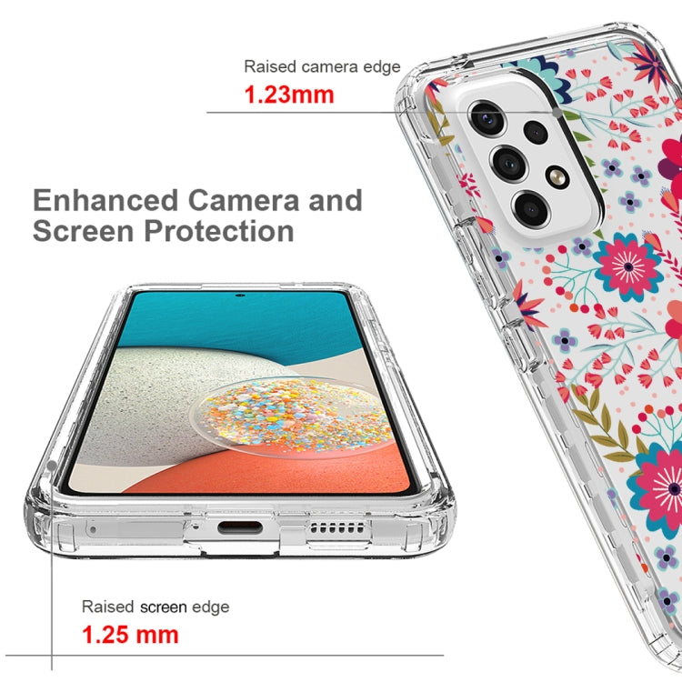 For Samsung Galaxy A53 Transparent Painted Phone Case