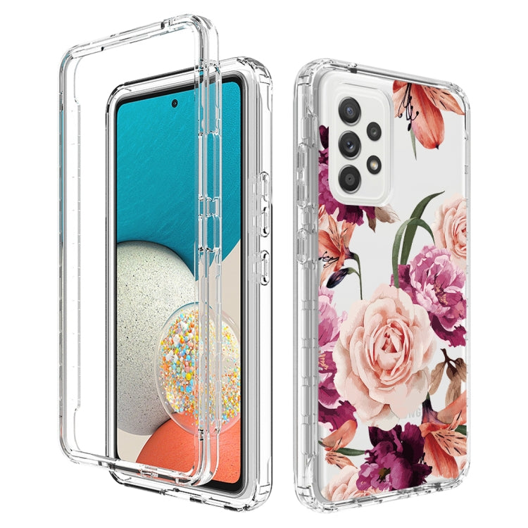 For Samsung Galaxy A53 Transparent Painted Phone Case