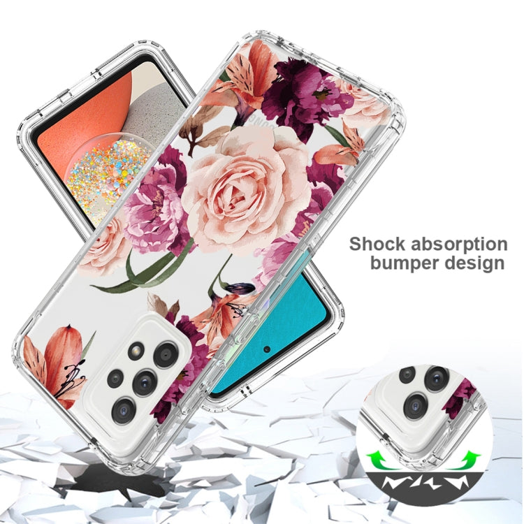 For Samsung Galaxy A53 Transparent Painted Phone Case