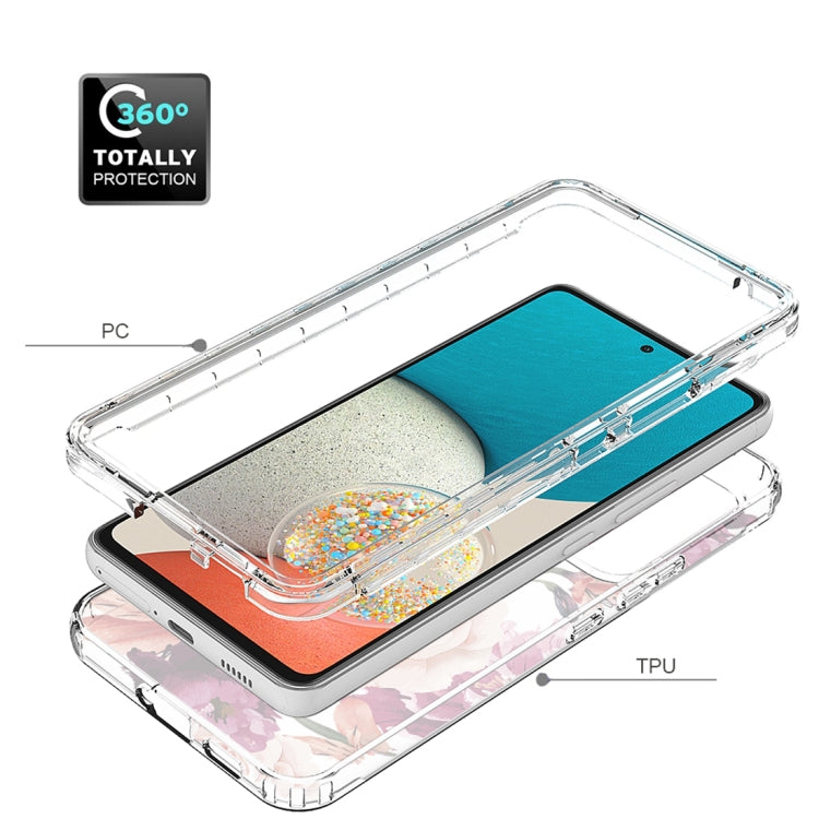 For Samsung Galaxy A53 Transparent Painted Phone Case