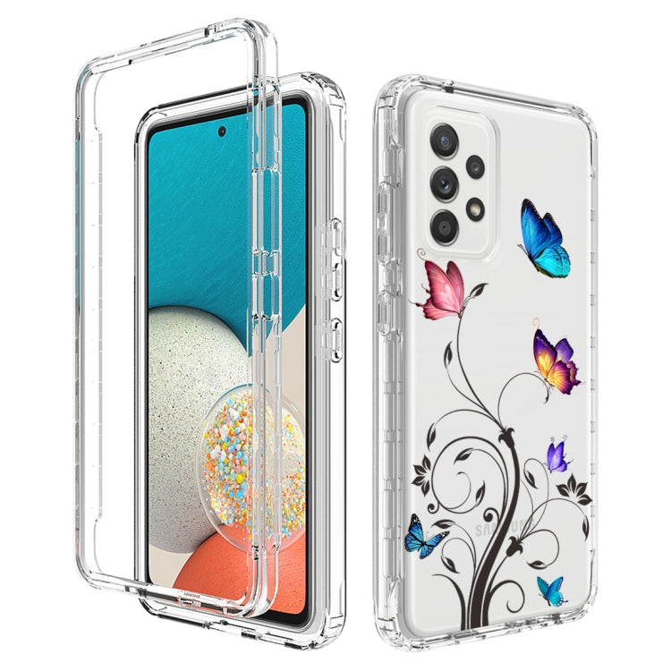 For Samsung Galaxy A53 Transparent Painted Phone Case