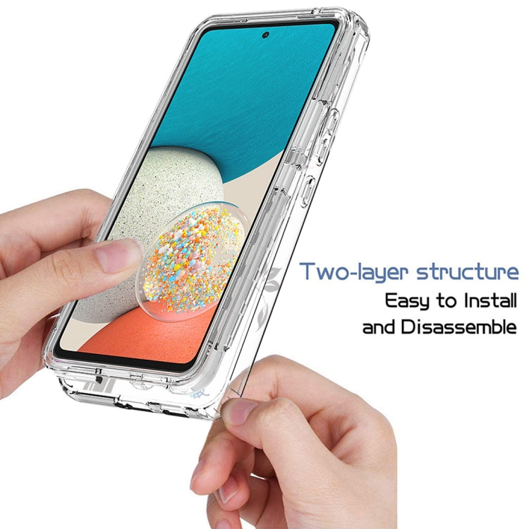 For Samsung Galaxy A53 Transparent Painted Phone Case