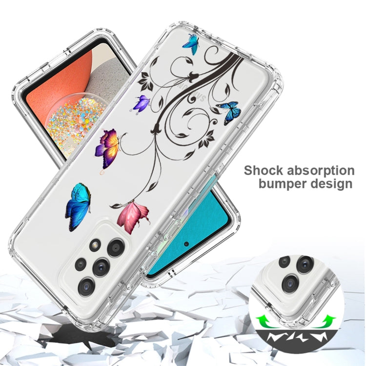 For Samsung Galaxy A53 Transparent Painted Phone Case