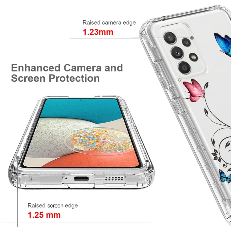 For Samsung Galaxy A53 Transparent Painted Phone Case