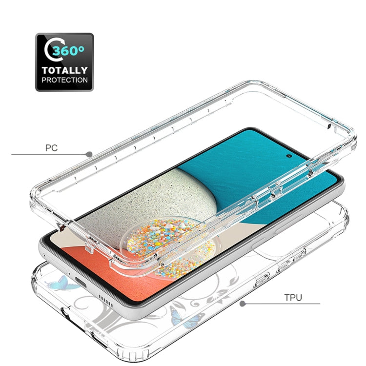 For Samsung Galaxy A53 Transparent Painted Phone Case