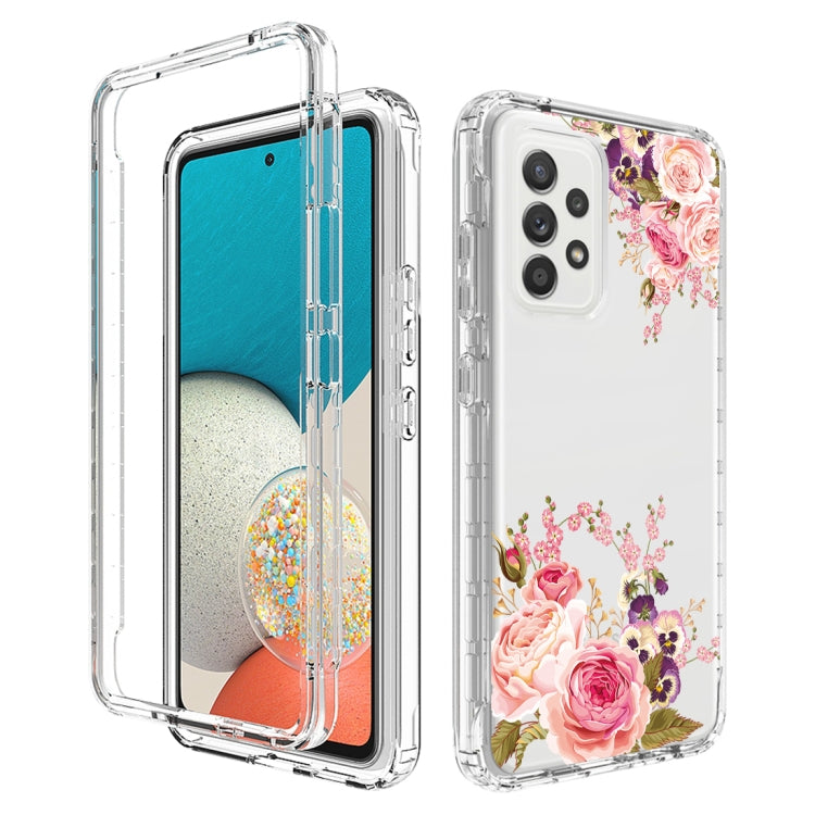 For Samsung Galaxy A53 Transparent Painted Phone Case
