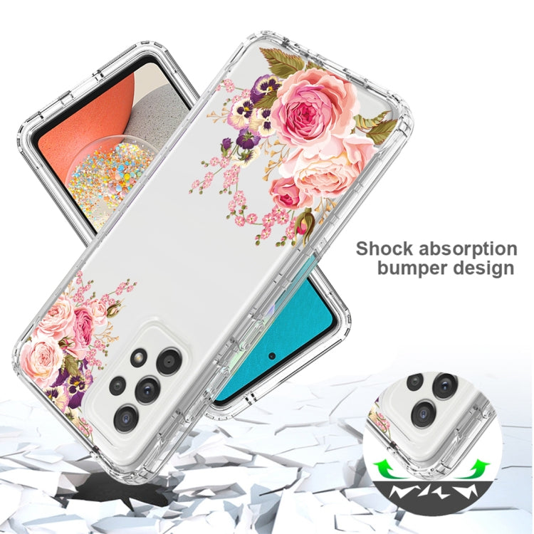 For Samsung Galaxy A53 Transparent Painted Phone Case
