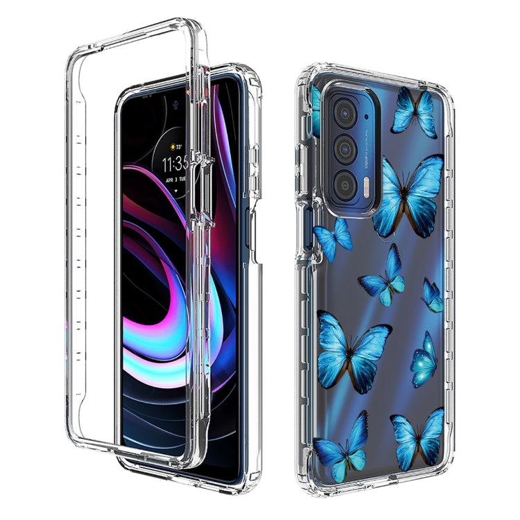 For Motorola Edge 2021 Transparent Painted Phone Case