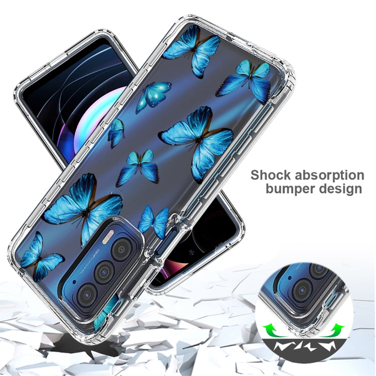 For Motorola Edge 2021 Transparent Painted Phone Case