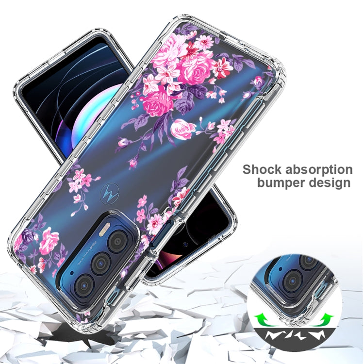 For Motorola Edge 2021 Transparent Painted Phone Case