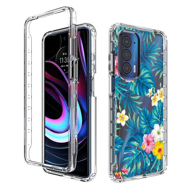 For Motorola Edge 2021 Transparent Painted Phone Case