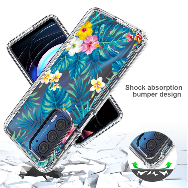 For Motorola Edge 2021 Transparent Painted Phone Case