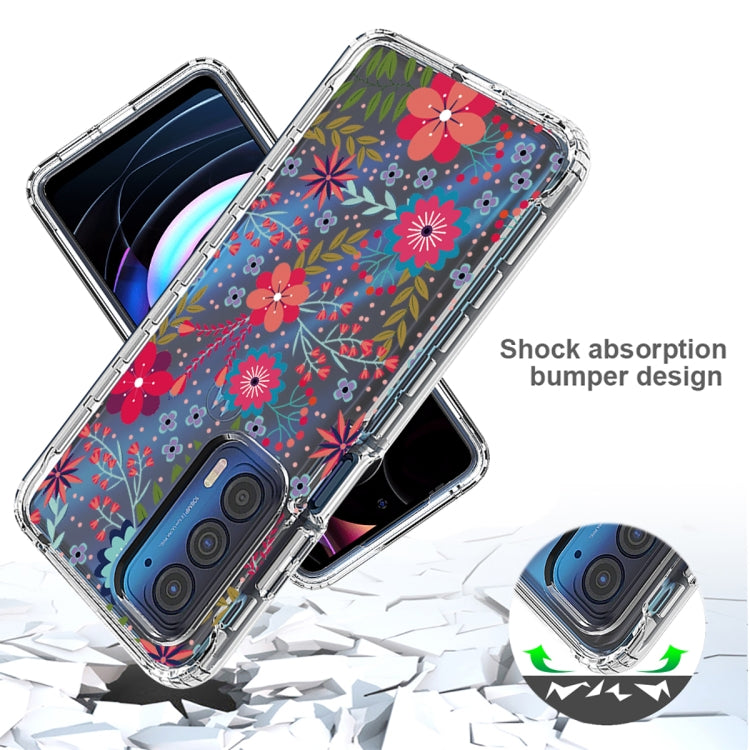 For Motorola Edge 2021 Transparent Painted Phone Case