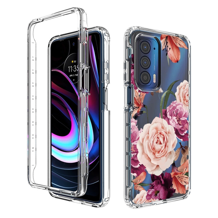 For Motorola Edge 2021 Transparent Painted Phone Case