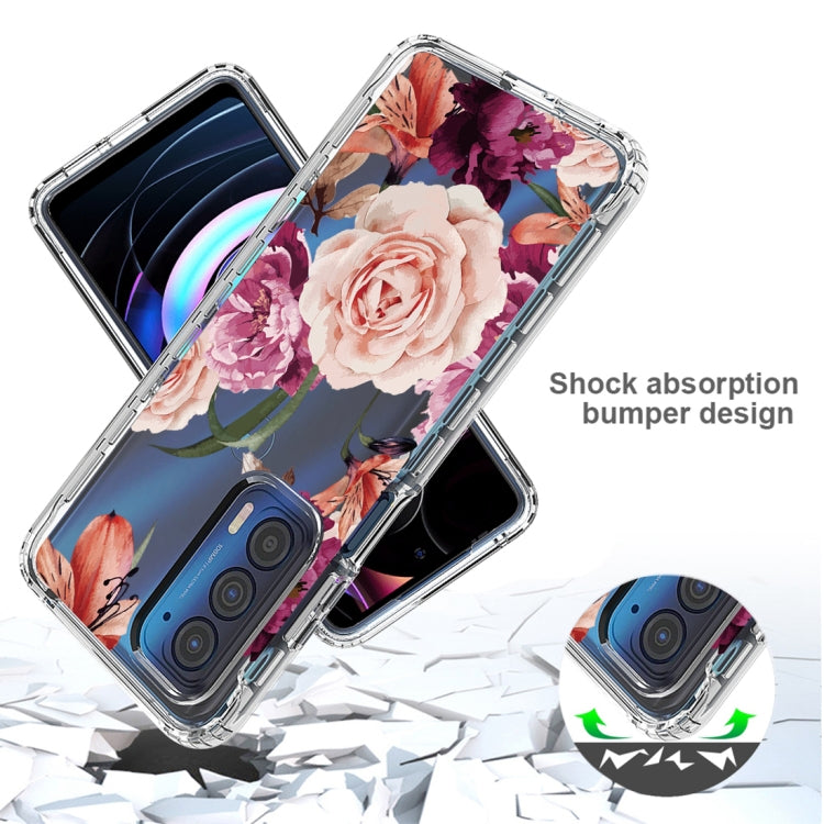 For Motorola Edge 2021 Transparent Painted Phone Case