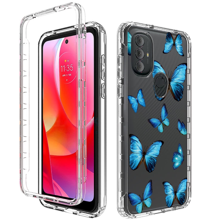 For Motorola Moto G Power 2022 Transparent Painted Phone Case