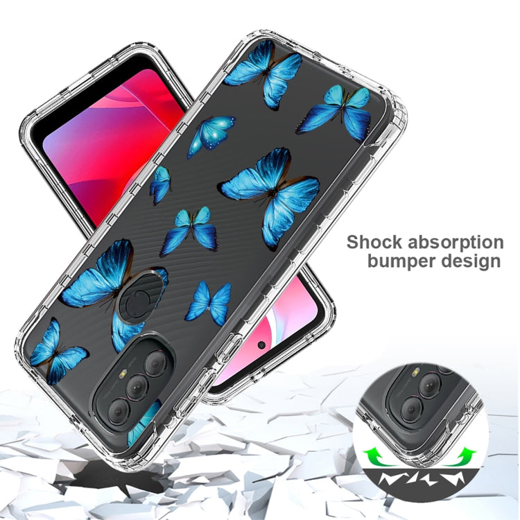 For Motorola Moto G Power 2022 Transparent Painted Phone Case