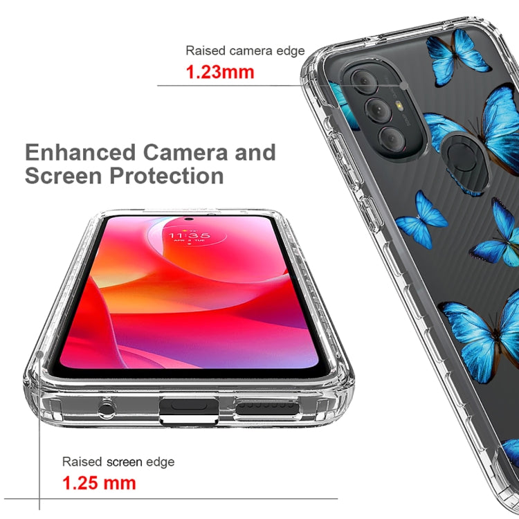 For Motorola Moto G Power 2022 Transparent Painted Phone Case