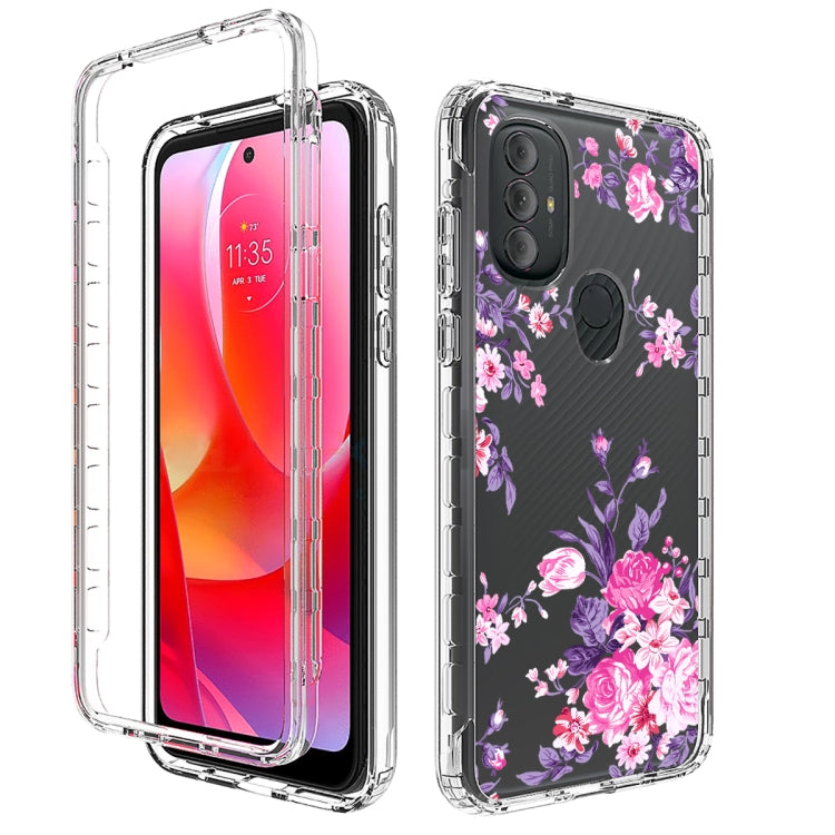 For Motorola Moto G Power 2022 Transparent Painted Phone Case
