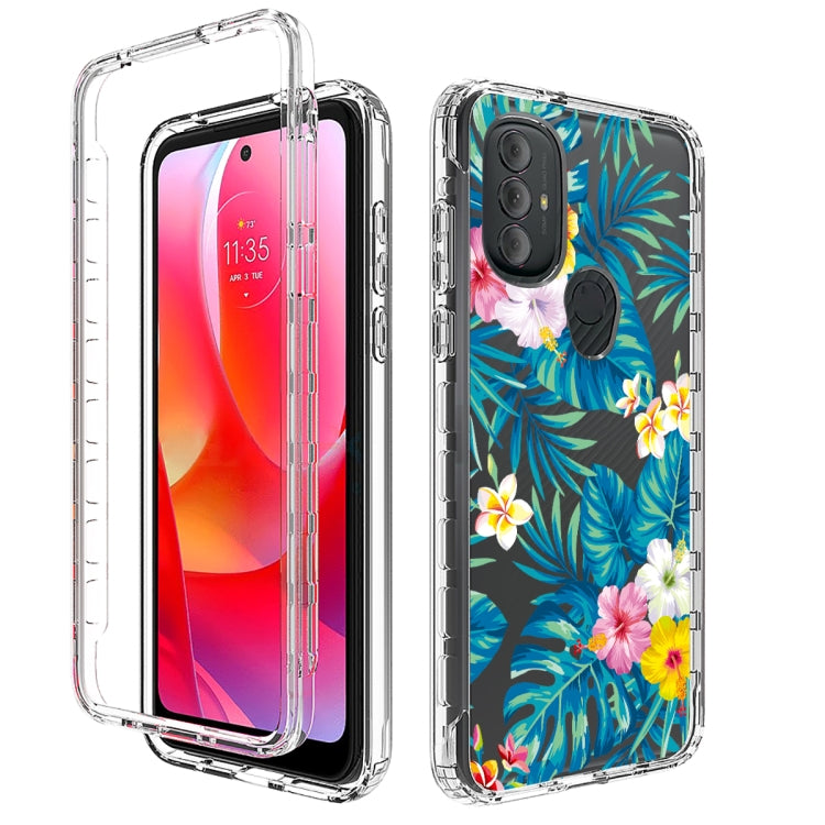 For Motorola Moto G Power 2022 Transparent Painted Phone Case