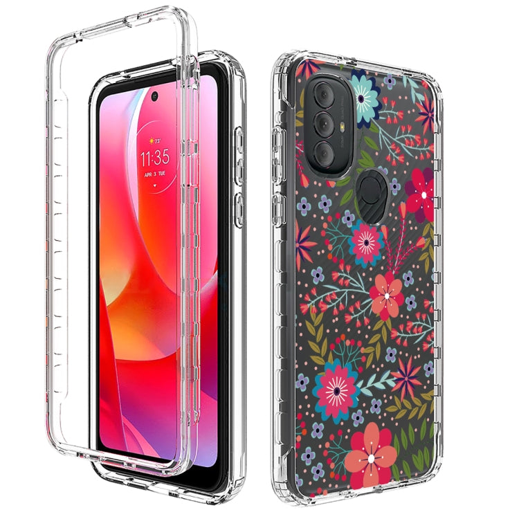 For Motorola Moto G Power 2022 Transparent Painted Phone Case