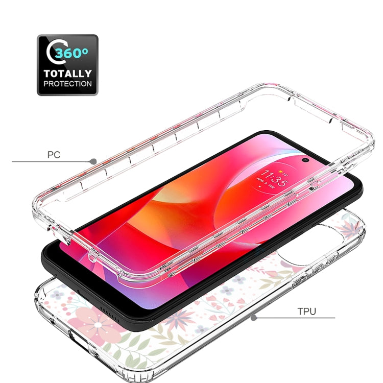 For Motorola Moto G Power 2022 Transparent Painted Phone Case
