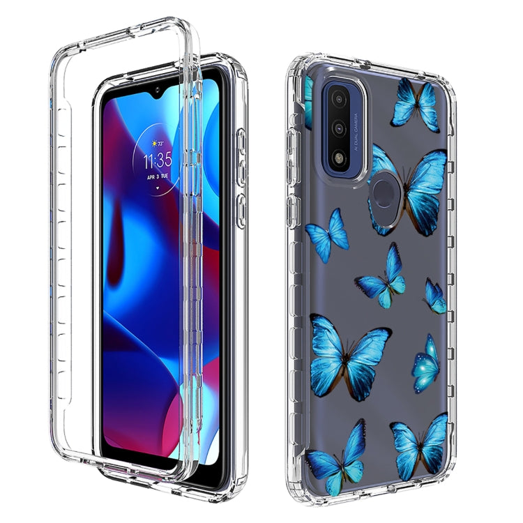 For Motorola G Pure 2021 Transparent Painted Phone Case