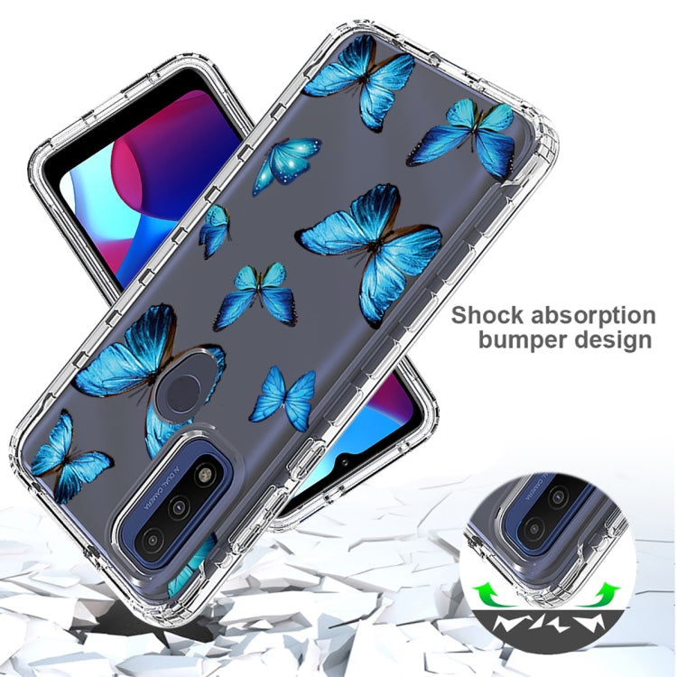 For Motorola G Pure 2021 Transparent Painted Phone Case