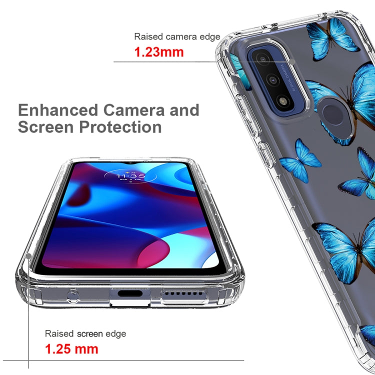 For Motorola G Pure 2021 Transparent Painted Phone Case