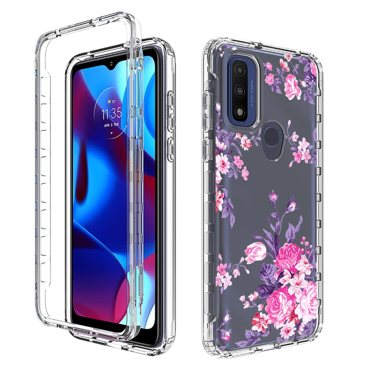 For Motorola G Pure 2021 Transparent Painted Phone Case