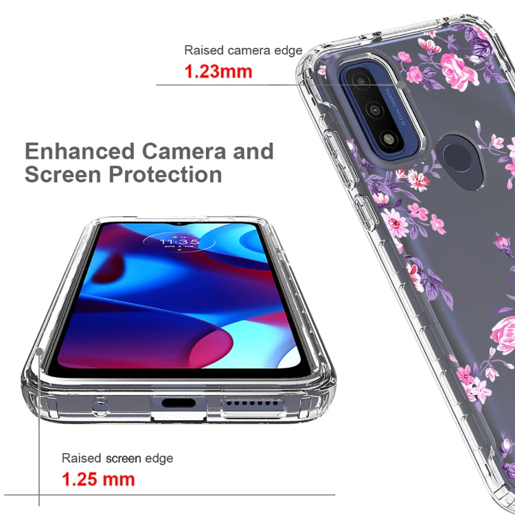 For Motorola G Pure 2021 Transparent Painted Phone Case