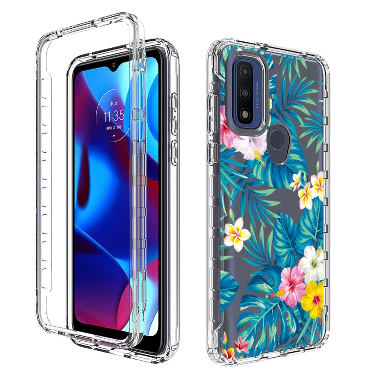 For Motorola G Pure 2021 Transparent Painted Phone Case