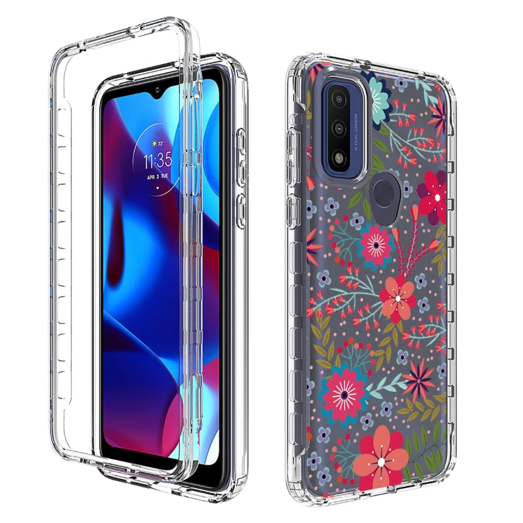 For Motorola G Pure 2021 Transparent Painted Phone Case