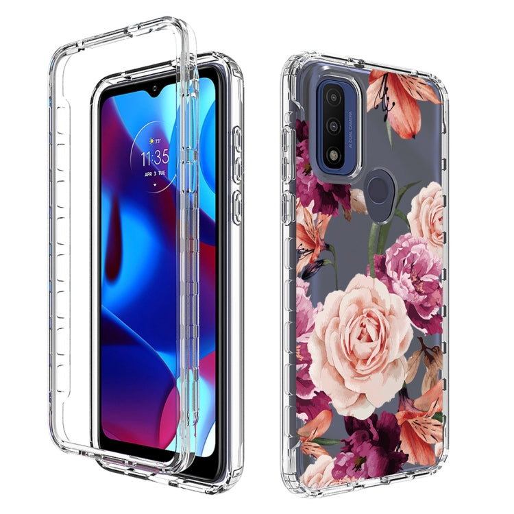 For Motorola G Pure 2021 Transparent Painted Phone Case
