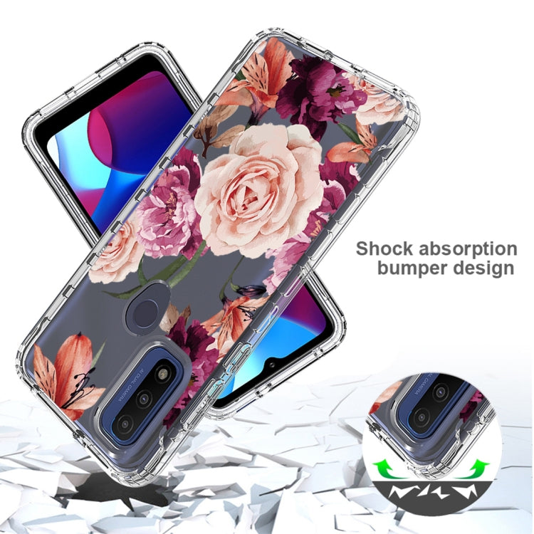 For Motorola G Pure 2021 Transparent Painted Phone Case