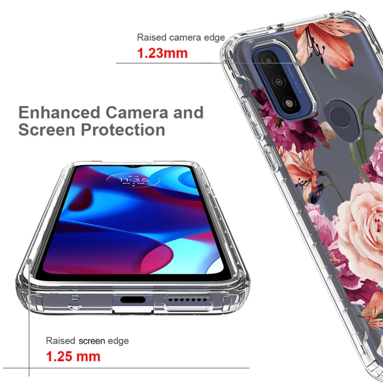 For Motorola G Pure 2021 Transparent Painted Phone Case