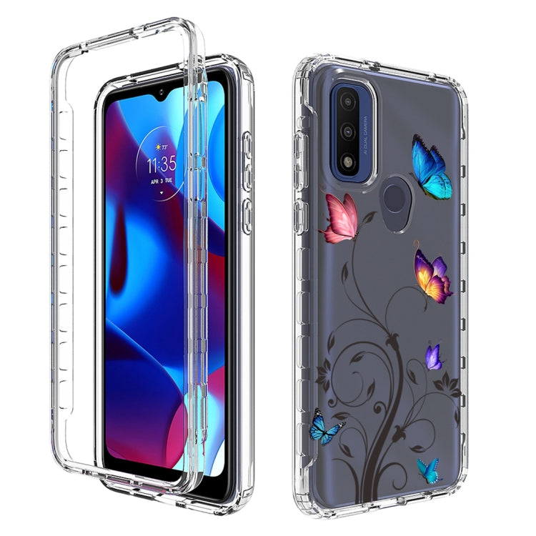 For Motorola G Pure 2021 Transparent Painted Phone Case