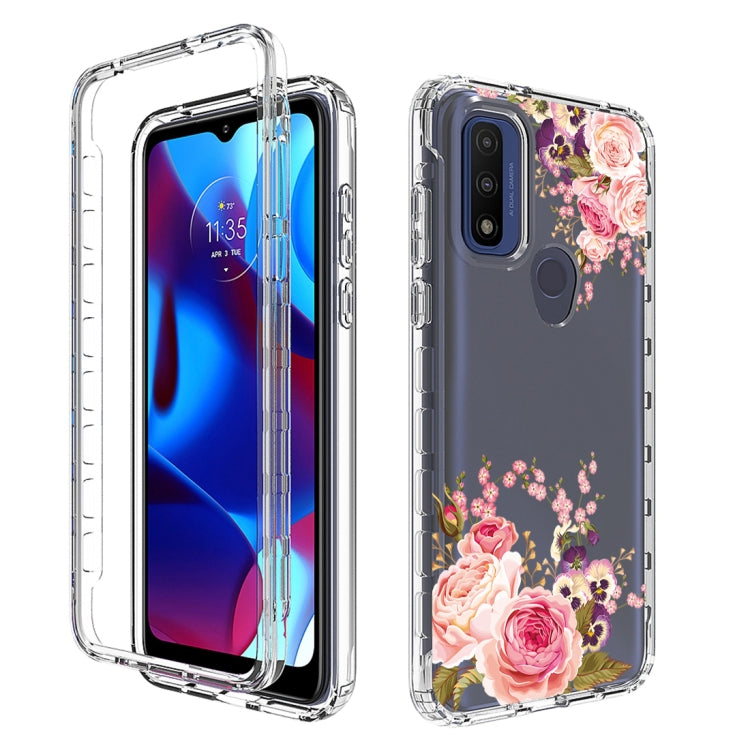 For Motorola G Pure 2021 Transparent Painted Phone Case