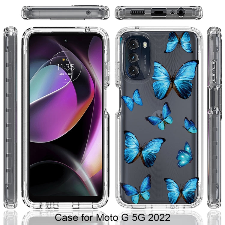 For Motorola Moto G 5G (2022) Transparent Painted Phone Case