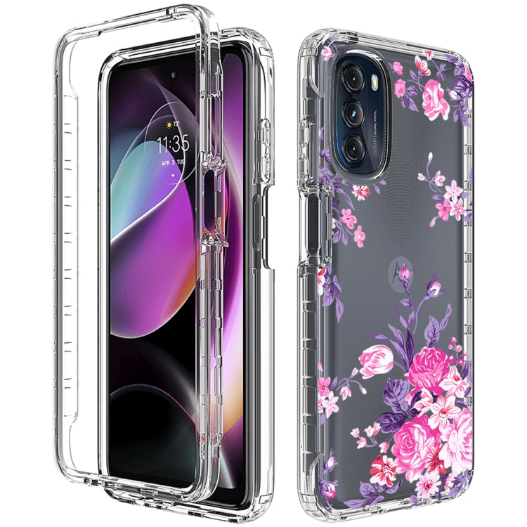 For Motorola Moto G 5G (2022) Transparent Painted Phone Case