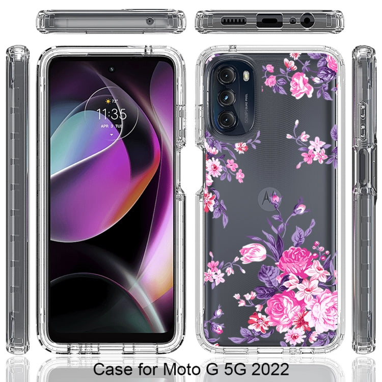 For Motorola Moto G 5G (2022) Transparent Painted Phone Case