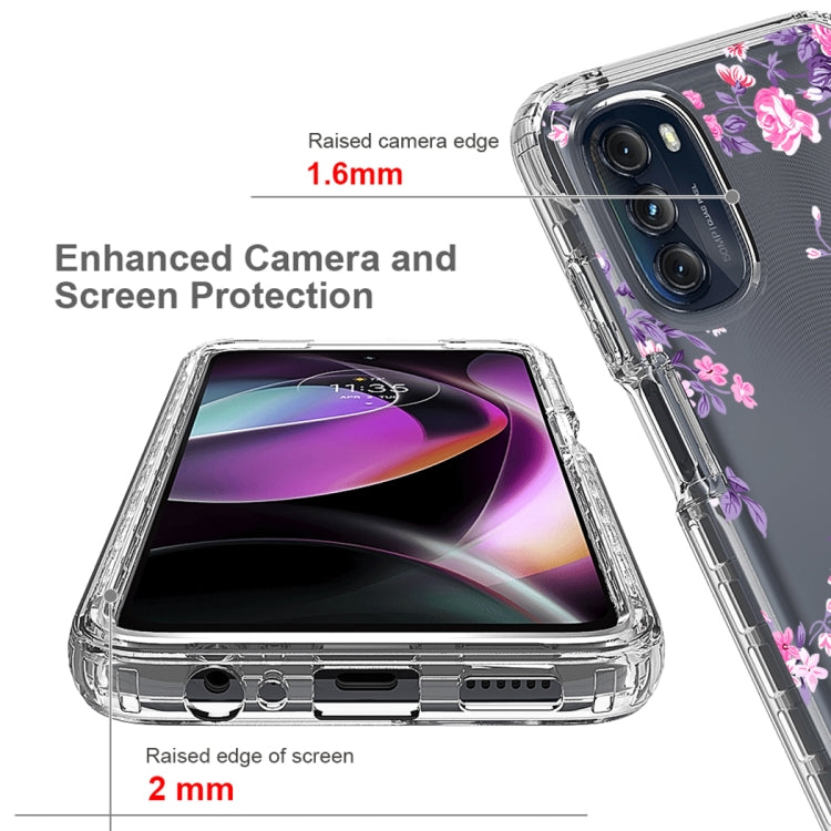 For Motorola Moto G 5G (2022) Transparent Painted Phone Case