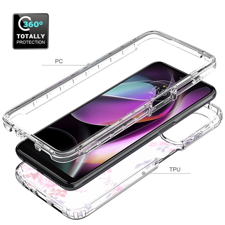 For Motorola Moto G 5G (2022) Transparent Painted Phone Case