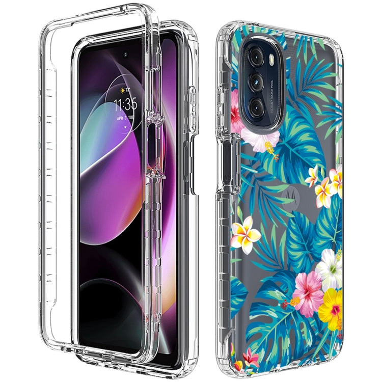 For Motorola Moto G 5G (2022) Transparent Painted Phone Case