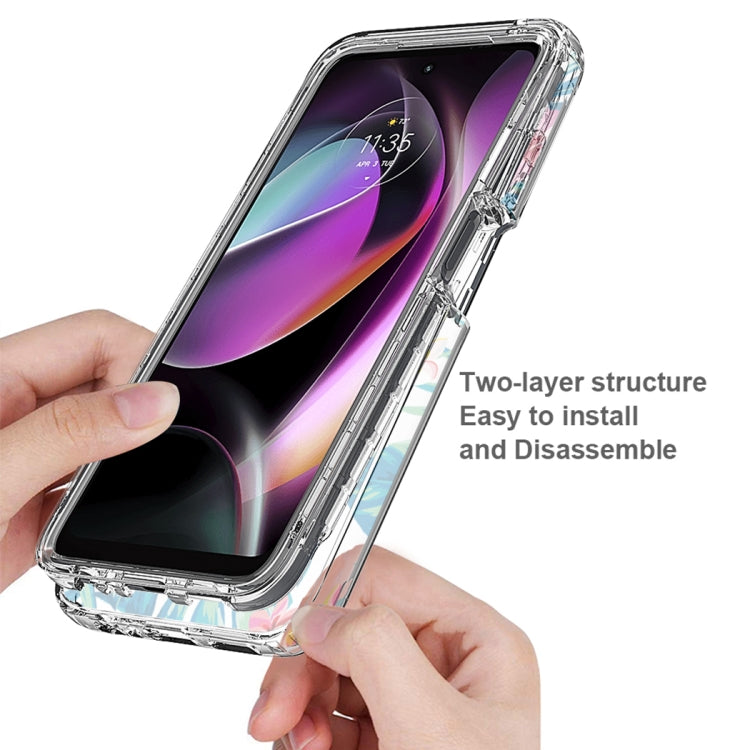 For Motorola Moto G 5G (2022) Transparent Painted Phone Case